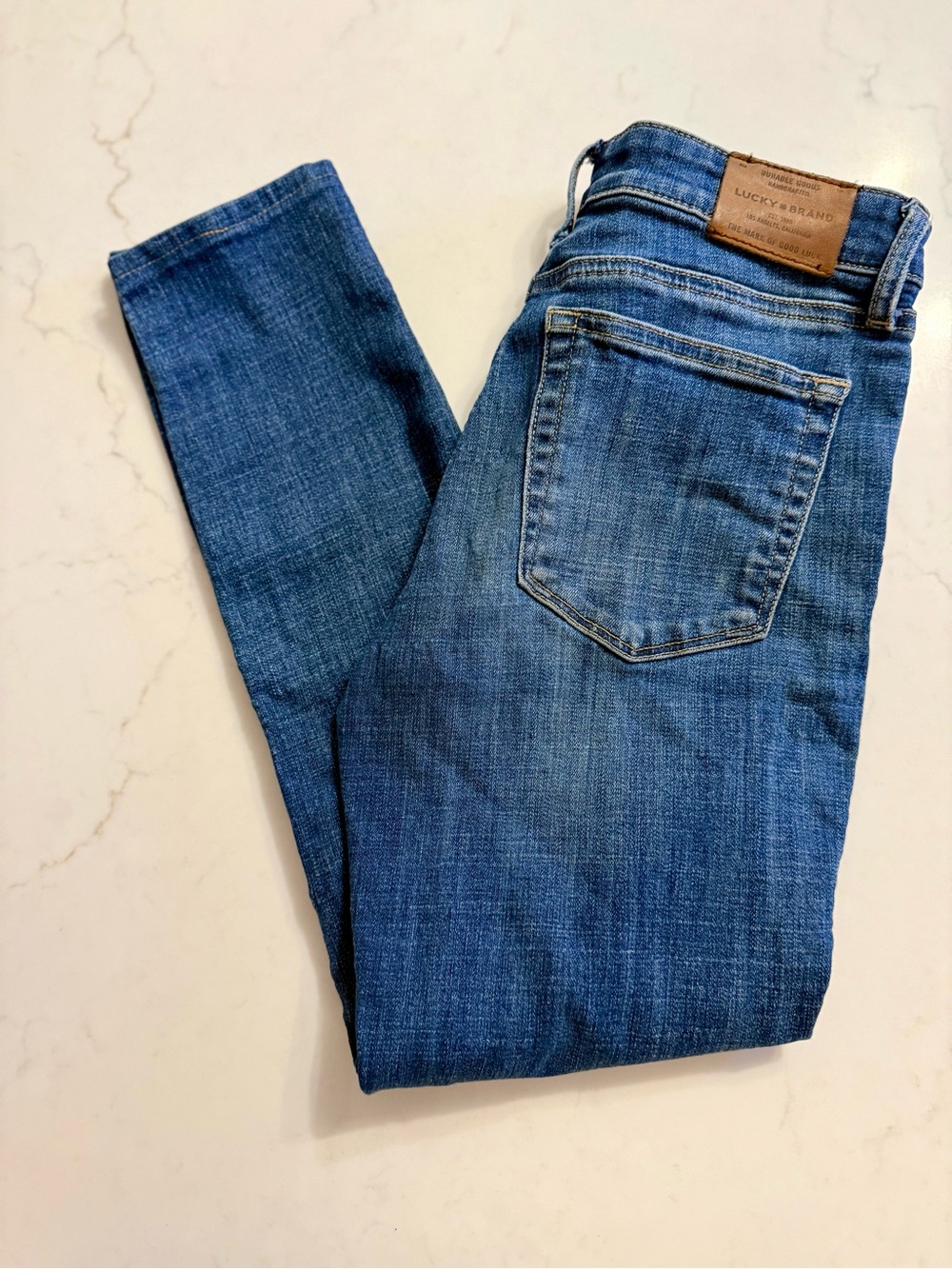 Lucky Brand Men's Medium Blue Skinny Jeans